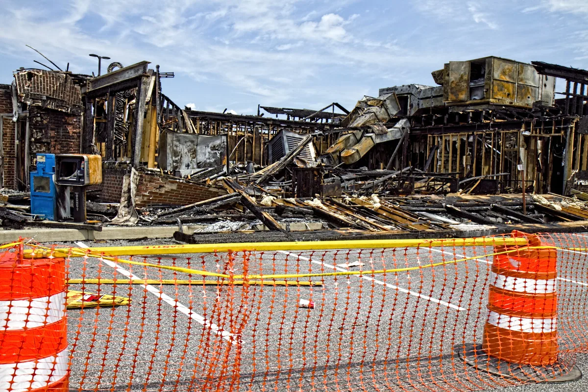 Commercial Roof Fire Damage Repair in Conroe, TX