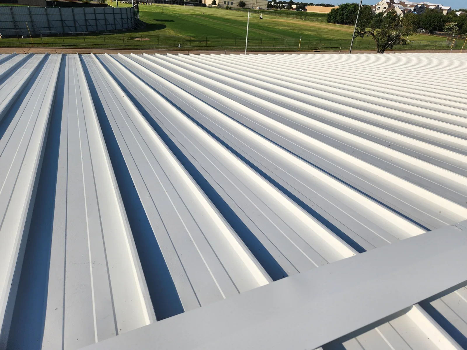 Commercial Roof Edge Metal, Coping, and Gutter Repair in Conroe, TX