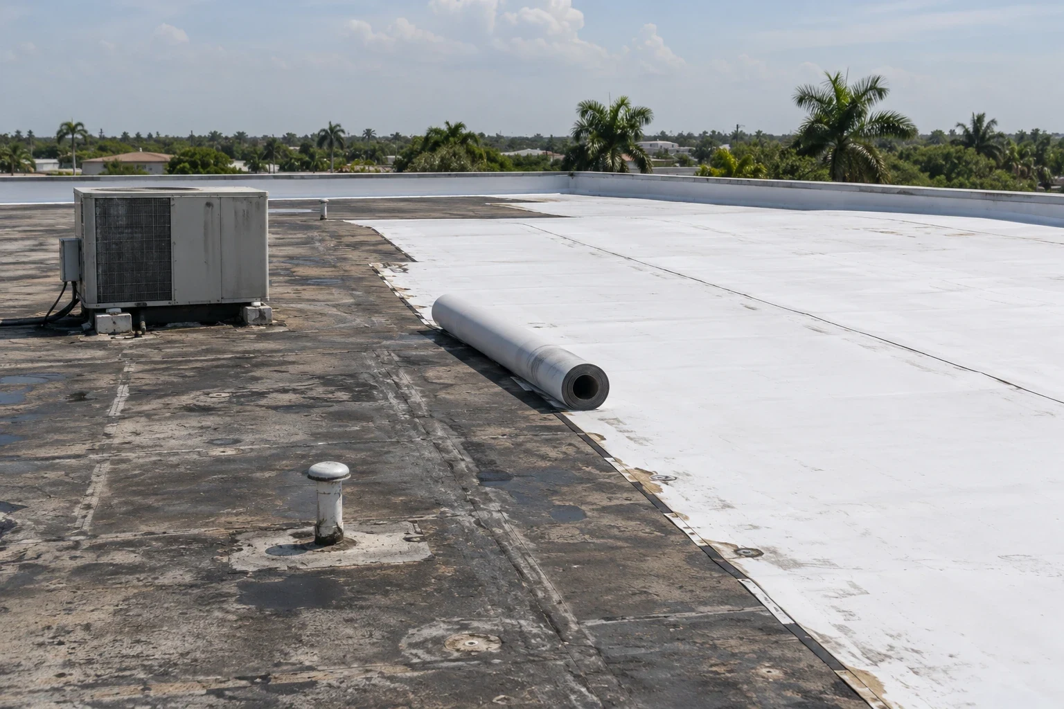 Commercial Roof Recover in Conroe, TX